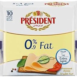 President 0% Fat Extra Light Processed Cheese, 10 Slices - 200g-19