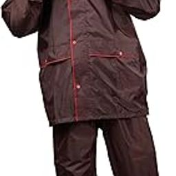 UMBRELLA New Supreme Rain Coat for Men Waterproof for Bike Reversible Double Layer with Hood Raincoat for Men Set of Top and Bottom Packed in a Storage Bag-picture-0