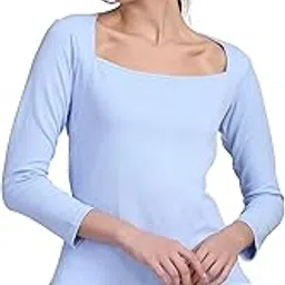 shasmi Women's Solid Slim Fit T-Shirt-picture-22