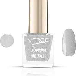 VERGE Stunning Color Non Toxic Nail Polish (LONGEST STAY WITH ULTRA BOLD FINISH) 164; Silver Tail (Quick Dry & Chip Resistant, PARABEN FREE, VEGAN)-image-34