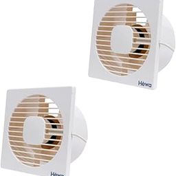 HEWA Nexa 6 inch (150 mm) Window Ventilation Exhaust Fan (Ivory),Pack of 2-image-56