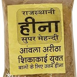 100% Natural Pure Henna Rajasthani Mehandi Powder for Hair and Hand 500 gm (Pack of 1)-image-7