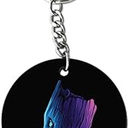 Printed Round Keyring Keychain for Bag Wallet Purse Bike Car Cycle Lock Key House Keys 036-image-101