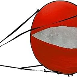 Downwind Wind Sail Kit 42 Popup Kayak Wind Sail for Inflatable Boats Canoes red-picture-20
