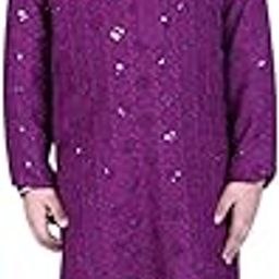 Boys Purple Colour Kurta Pajaama-image-77
