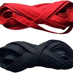 Cotton Nada Dori/Pyjama Strings (Black, Red)-image-7
