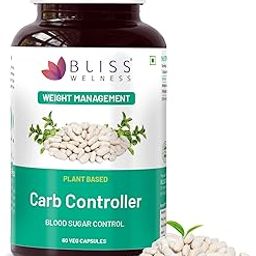 Plant Based Carb Controller with White Kidney Bean Extract For Sugar & Carb - 60 Vegetarian Capsules-image-22