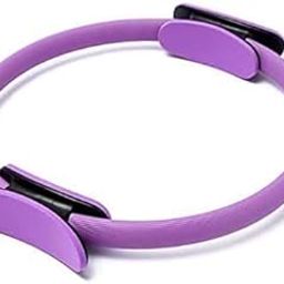 EIZZOU Yoga Circle Exercise Pilates Ring with Full Body Toning Fitness for Stretching, Relaxation Multicolor (Style-2)-image-66