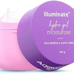 Aqualogica Illuminate + Hydra Gel Moisturizer with Wild Berries & Alpha Arbutin-100g|24 Hour Intense Hydration|Water-Like Gel Texture|Non-Sticky & Quick Absorbing for Luminous Skin-image-22