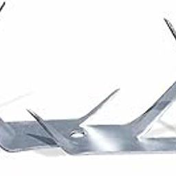 Efficacy Intruder Deterrent Fence Wall Spikes for Garden and Outdoor | GI Anti Climb Spike Thief Deterrent Spikes for Railing Roof Home Security – Silver Color - 31 cm – Small Size - 10Pc-22
