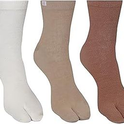 Regular Thumb Socks for Women, Made with Breathable, Anti Odour & Moisture Absorbent Combed Cotton with a Extra Durable Welt, Ideal For All Day Wear (Pack Of 3)-21