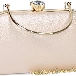 Clutch Bags for Women, Girls - Ladies Stylish Evening Party Hand Clutches - Wedding Bridal Purse - Crossbody Sling Bag with Chain Strap-image-71