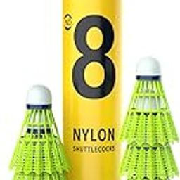 Ace Badminton Birdies, Badminton shuttlecocks, 12 Pcs Set shuttlecocks for Badminton Outdoor, Birdie Balls Nylon Feather with Strong Cork Head, Sturdy and Well-Balanced.-image-96