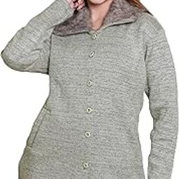 Premium Rabbit Hair Wool Long Cardigan| Stylish Sweaters for Women Dailywear (Pista)-picture-18