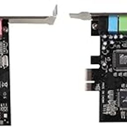 Lyla 2xPCIE Express 5.1ch CMI8738 Audio Sound Card w/Low Profile Bracket-21