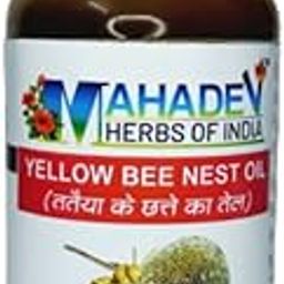 Mahadev Herbs of India 60 ml Yellow Bee nest oil, Natural bee nest oil, Pure Bee Nest Oil, Premium Yellow Bee nest Hair oil | Bhirad ke chatte ka oil. (MHOI 60 ml Bee nest Hair oil)-image-74