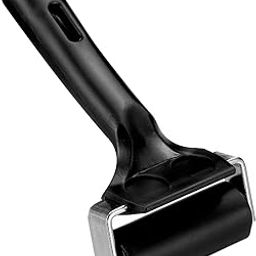 PATIKIL 3 Inch Rubber Roller Prayer Tools, Hard Rubber Roll for Printing Making Wallpaper Art Craft Printing Ink Stamping Tape Construction, Black-11