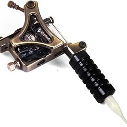 Tattoo Gizmo Coil Tattoo Machine 10 Wrap used as Liner and Shader Gun Compatible with Long Needle 22mm Aluminium Grip Included-image-22