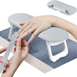 Jividri Nail Arm Rest Cushion,Professional Adjustable Nail Hand Rest Stand for Acrylic Nails Hand Holder,Hand Pillow Stand with PU Leather Soft High-Density Sponge,Manicure Nail Tool-image-56