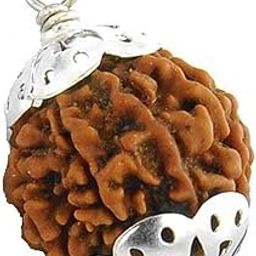 Petrichor Original 5 Mukhi Nepali Rudraksha Bead with Silver Cap-37