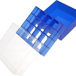 PartyKindom 50ml Freezer Storage Box Test Tube Rack Vial Holder Lab Freezer Storage Container-9