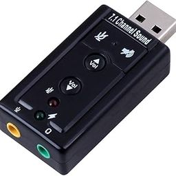 Cables Kart 7.1 Channel USB External Sound Card Audio Adapter With Mic - Compatible With Windows XP/Vista/Windows 7/Windows 8 - Plug and Play Compatibility - Supports Virtual 3D Sound - Turn your Front USB Port of Desktop into Audio Input and Mic-26