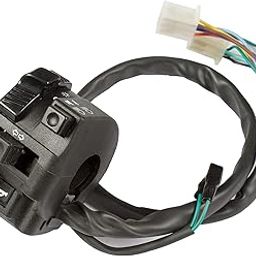 Deutsche 12V Combination Switch | Handle Bar Switch for Hero CD Deluxe ES (2010 To 2013 Model) | OEM Replacement Part | Waterproof IP65 | Black | Push Button Actuator | Manual Operation-9