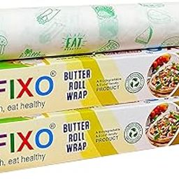 OFIXO Food WRAP Multipurpose Food Wrapping Paper | 20 Meter | Perfect Premium Food Wrapping Paper for Cooking, Baking, Packing and Serving Foods (Pack of 2)-picture-14