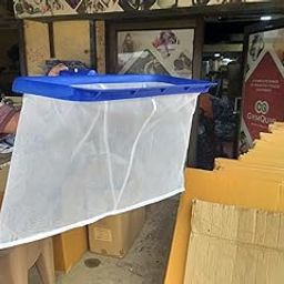 Swimming Pools Skimmer Net Rubbish Cleaning Rake Leaf Mesh Deep Bag | Blue-29