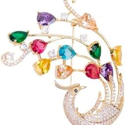 Bird Animal Brooch Pin | 18k Gold Plated | Trendy, Lightweight & Comfortable | Stylish & Tarnish-Resistant | Qty : 1pc-image-21