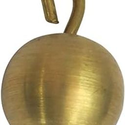 Labworld Alloy Steel Brass Pendulum Bob Balls 25 Mm Diameter With Hooks for Physics Lab Laboratory Experiment and General Purpose Swinging-10