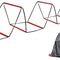 Enakshi (LABEL) Creations Agility Ladder Rugby Easily Set up Folded Versatile Football Footwork Ladder 12 Grids with Bag-picture-17