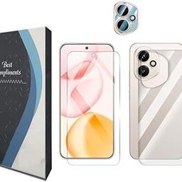 FCS Front + Back + Camera for Honor 400 5G | TPU Glossy Finish Flexible Film Self Healing Screen Protector | Screen Guard-image-18