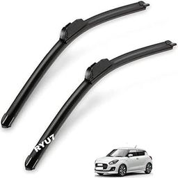 RYU7® Aerodynamic Design Frameless Wiper Blades Compatible with Swift 2018 Onwards, Size- 21" 19" (Pack of 2)-30