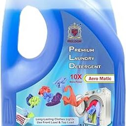 Reldor Premium Laundry Detergent, 5 Litre, 10X Power, Front Load and Top Load Compatible-15
