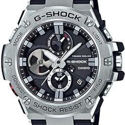 G-Shock GST-B100-1ADR Metal Ip Black Analog Dial Black Resin Strap Men's Watch Tough Solar Bluetooth G789-9