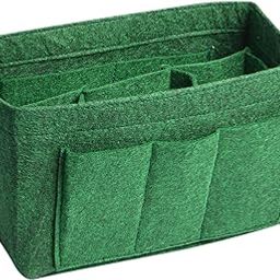 UPAAJ tote Organizer for Ladies Handbags With Multiple Compartments, Bag Organiser with Velcro, Ladies Bag Small, Handbag Organiser, Purse Organiser for Handbag, Tote Bag Organiser (Green, Large)-image-16