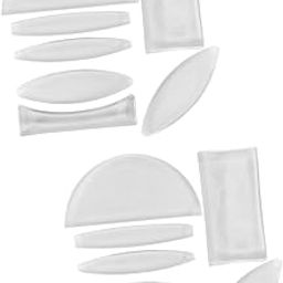 WOONEKY 14 Pcs Optical Lens Convex Concave Lens Optical Concave Lens Transparent Convex Lens Optical Convex Lens for Laboratory Optical Convex Lens for Teaching Physics Optics Lens Acrylic-23