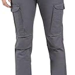 Men's Slim Fit Cargo Pants | Solid Pattern Casual Trousers | Button Closure | Stylish & Comfortable Everyday Wear Cargo for Men's-image-94