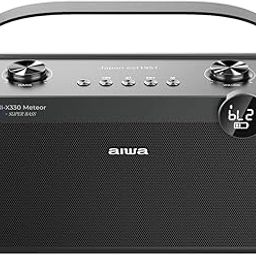 Aiwa Bluetooth Speaker with Powerful Bass, Portable Speaker, Type-C Charging, 10+ Hours Portable Play Time, 60W Speaker TWS Dual-Link Technology | MI-X330 Meteor (Black)-12