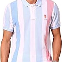 U.s.Polo Association Men's Vertical Striped Work and Wander Polo Shirt-image-56