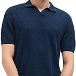 Men's Cotton Self Design Polo-picture-28
