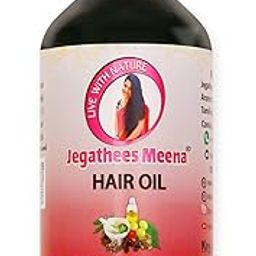 Jegathees Meena Homemade Ayurvedic Herbal Hair Oil For Thicker and Longer Hair - 200ml-picture-51