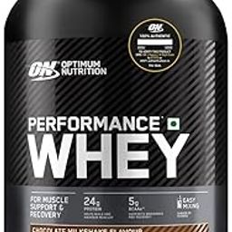 OPTIMUM NUTRITION Performance Whey Protein Powder Blend with Isolate, 24g Protein, 5g BCAA, Chocolate, 1 kg-20