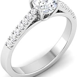 avsar 14k (585) White Gold Ring for Women-picture-41