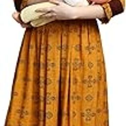 Feeding Kurtis for Women Cotton | Maternity Flare Gown with Dual Nursing Zippers for Pre & Post Pregnancy | Gifts for Pregnant Women-image-83