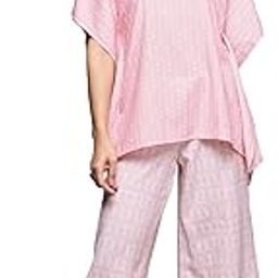 Women Women's Orange Rayon Night Suit Set-image-56