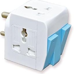 Nirvair 3 Pin Multi Plug Socket with Individual Switch, Travel Adapter with Safety Shutter, Fuse and Indicator for Phone, Computer, Laptop, Ipad, Camera (3-Pin 3 Switch 3 Way Plug)-image-19