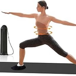 F FABOBJECTS® Exercise Slide Board Mat | 200x50cm Sliding Exercise Mat | Non-slip Exercise Board Slide Mat Indoor Home Gym Fitness Practice Mat for Low Impact Balance Training Ora-ae-image-1