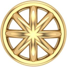 18K/14K Yellow/White Gold Nose Pin(Screw) for Women-image-83